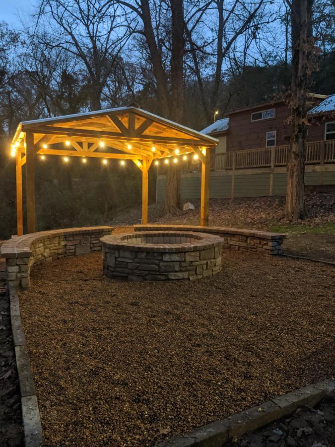 שאטאנוגה Bryce Cabin Lookout Mtn Tiny Home W Swim Spa מראה חיצוני תמונה