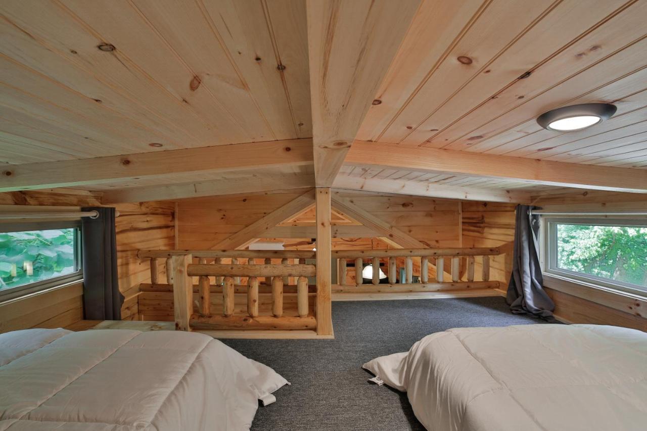 שאטאנוגה Bryce Cabin Lookout Mtn Tiny Home W Swim Spa מראה חיצוני תמונה